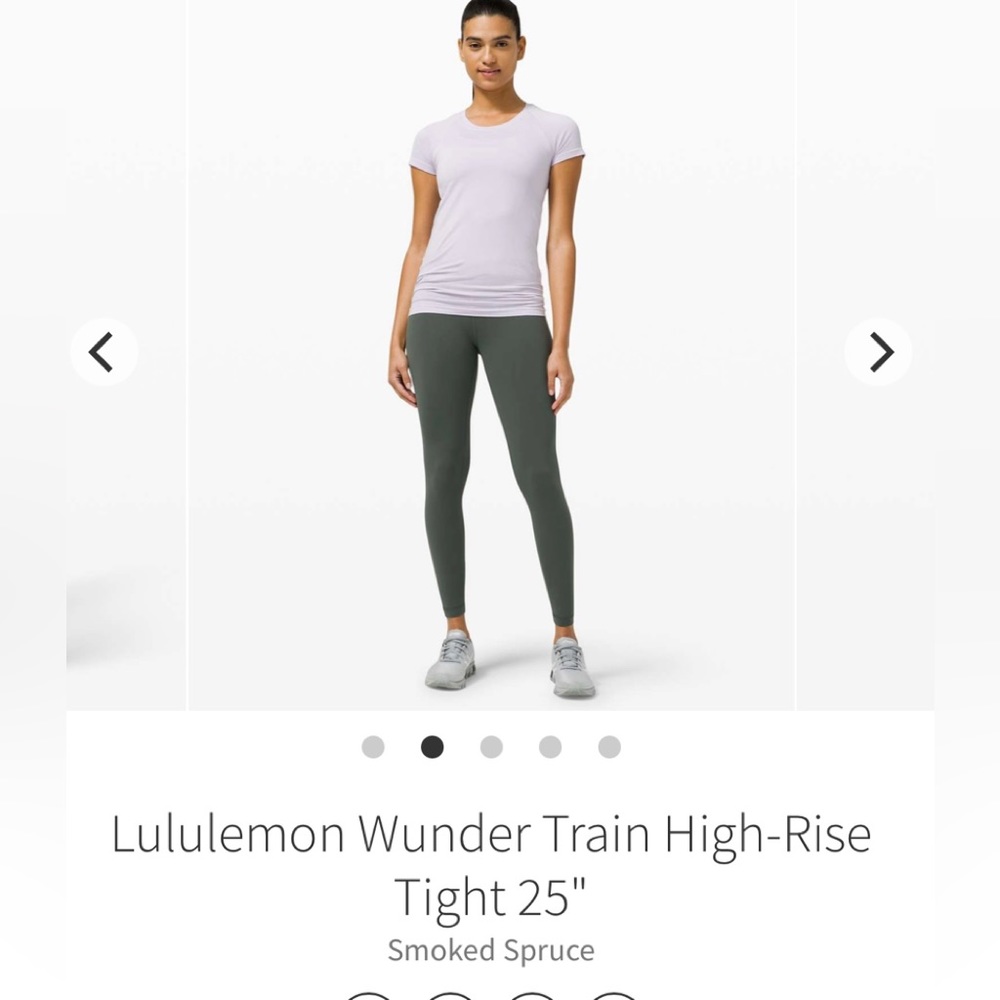 Lululemon Wunder Train High Rise Tight - 25 inch